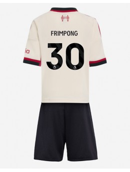 Liverpool Jeremie Frimpong #30 Replika Borta Kläder Barn 2025-26 Kortärmad (+ byxor)
